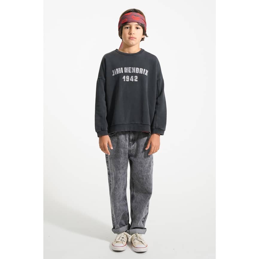 Sweatshirt *Jimi Hendrix*, Faded Black