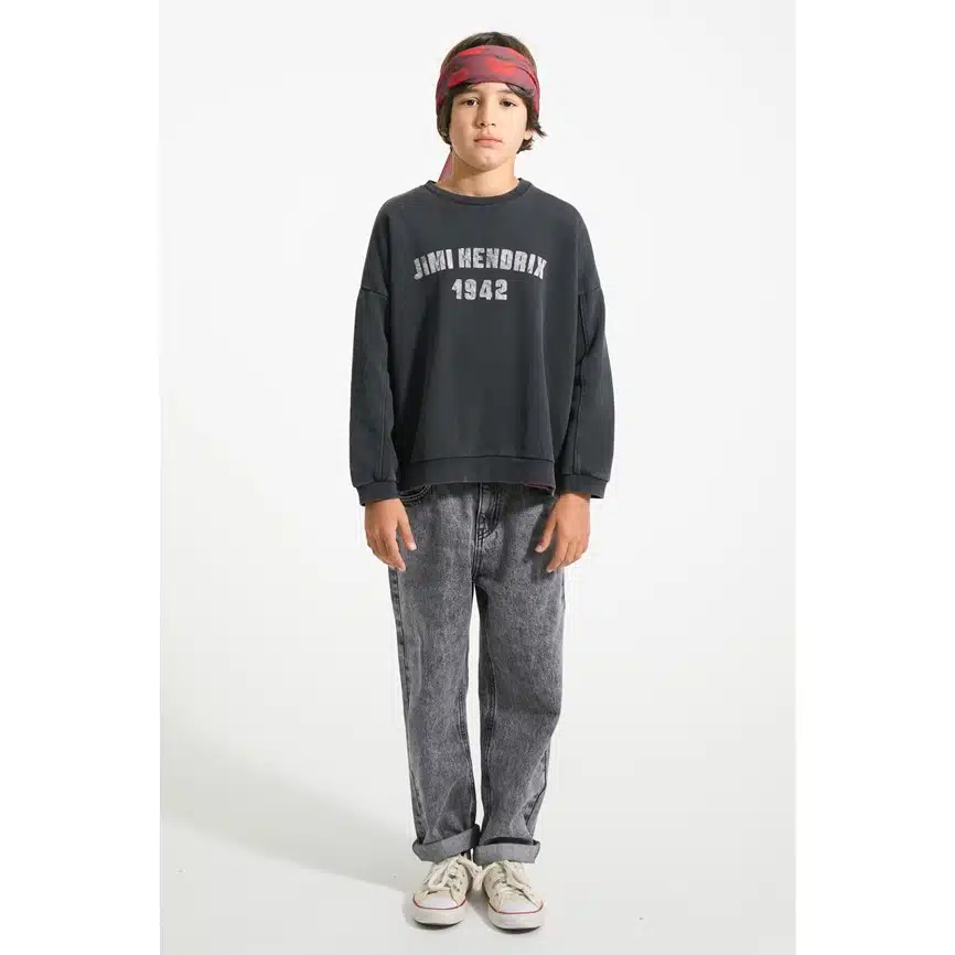 Sweatshirt *Jimi Hendrix*, Faded Black