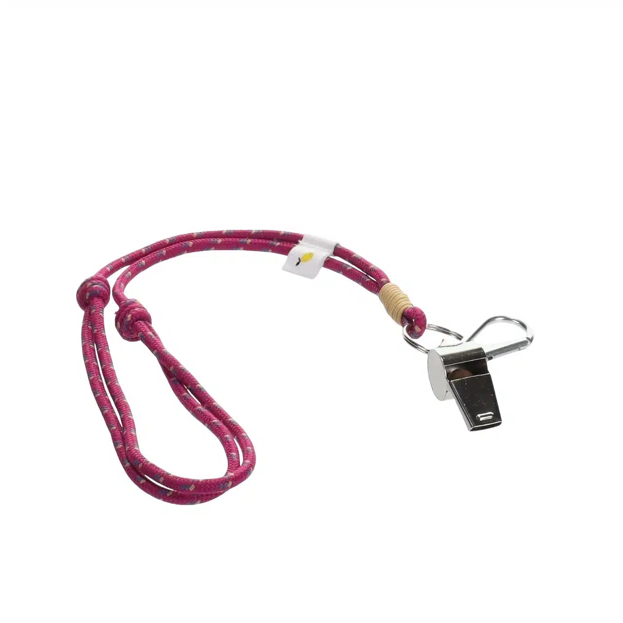 Schlüsselanhänger mit Pfeife, Gymnastik Pink