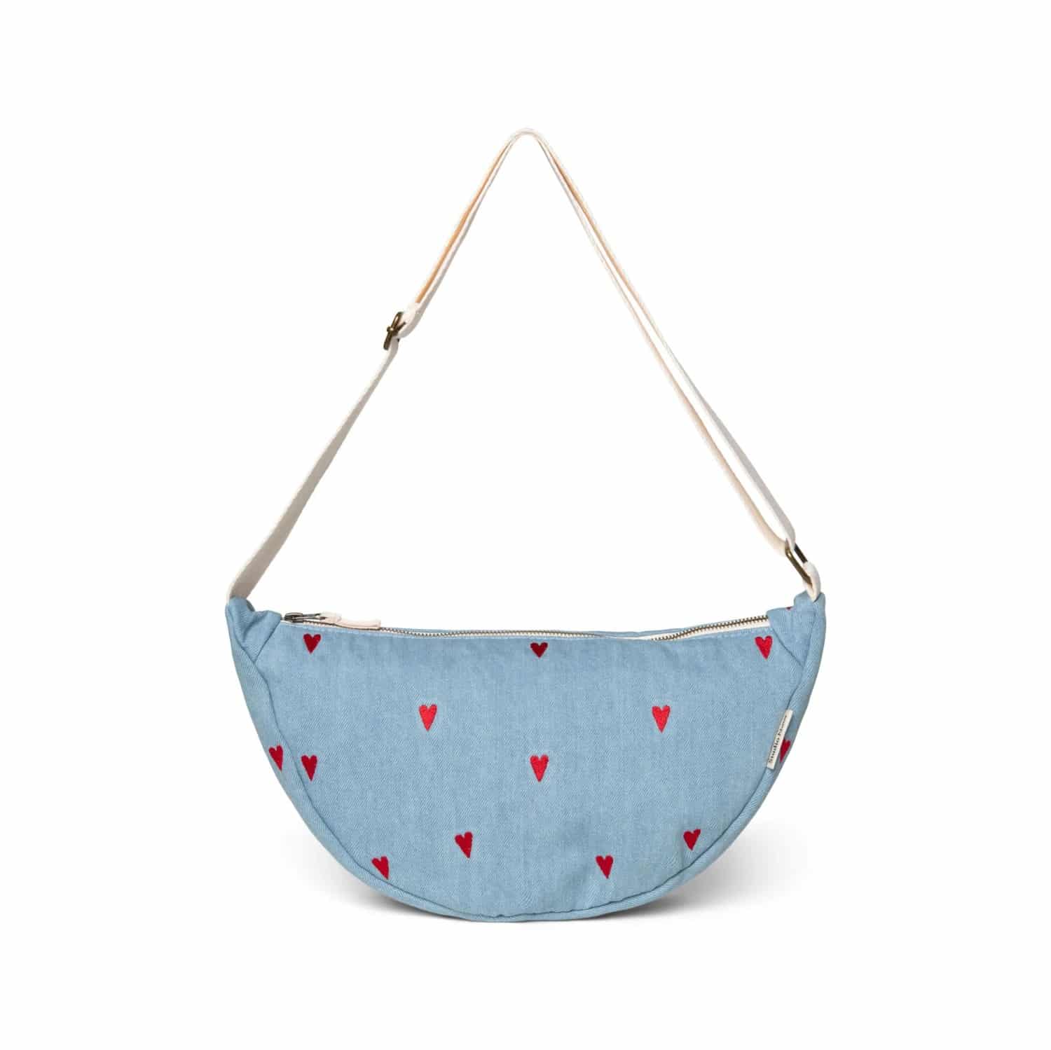 Bauchtasche *Fanny Pack*, Denim Hearts