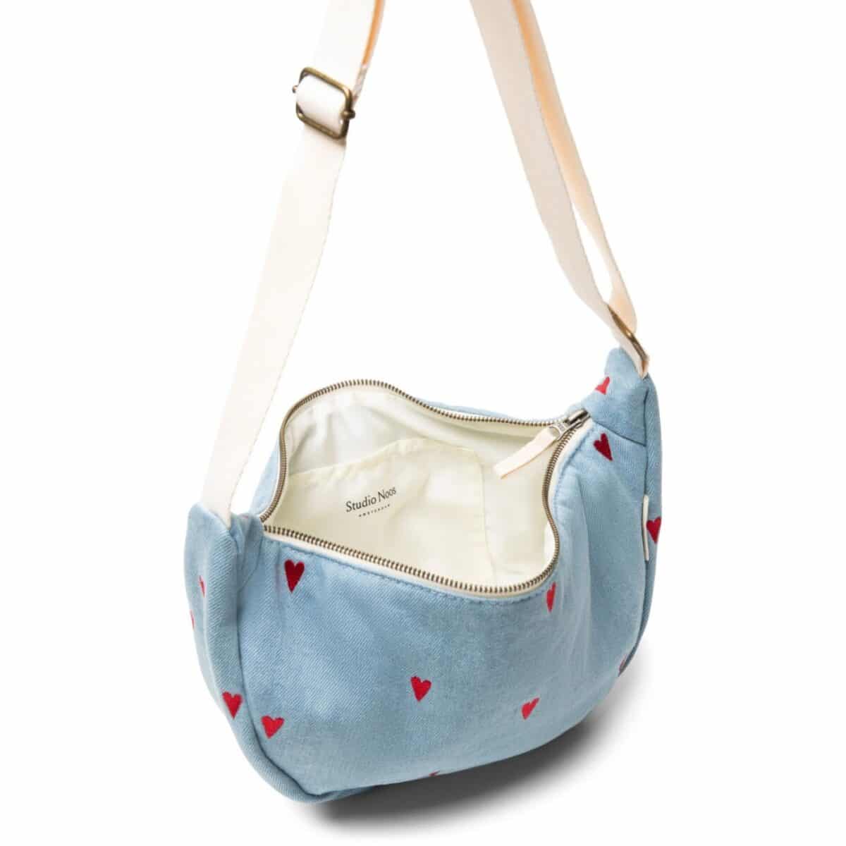 Bauchtasche *Fanny Pack*, Denim Hearts