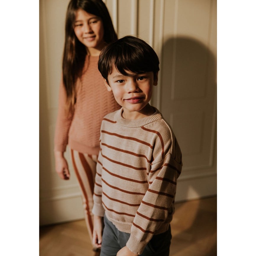 Pullover *Breton Knitted*, Sesame