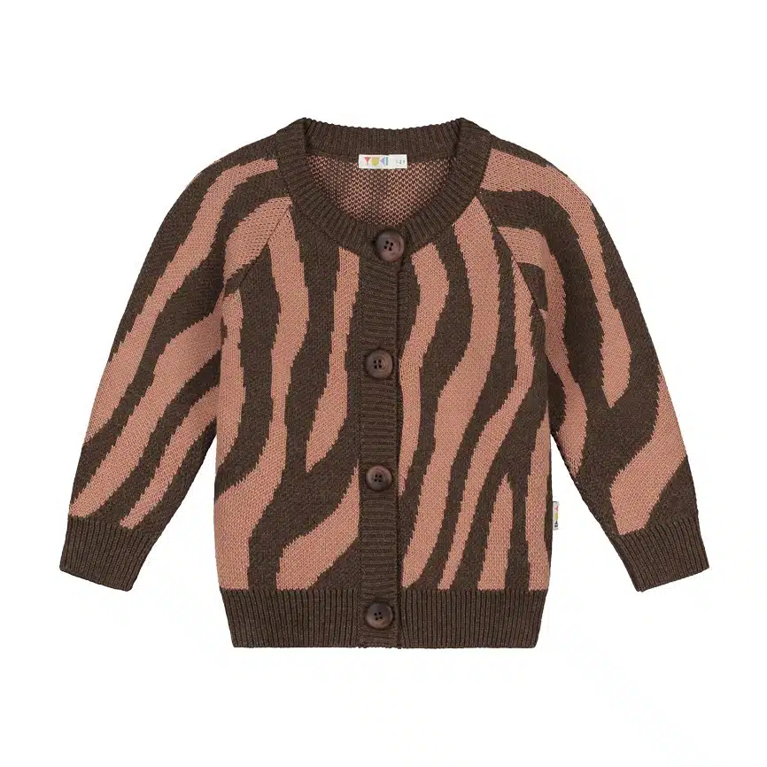 Strickjacke *Raglan*, Pink Zebra