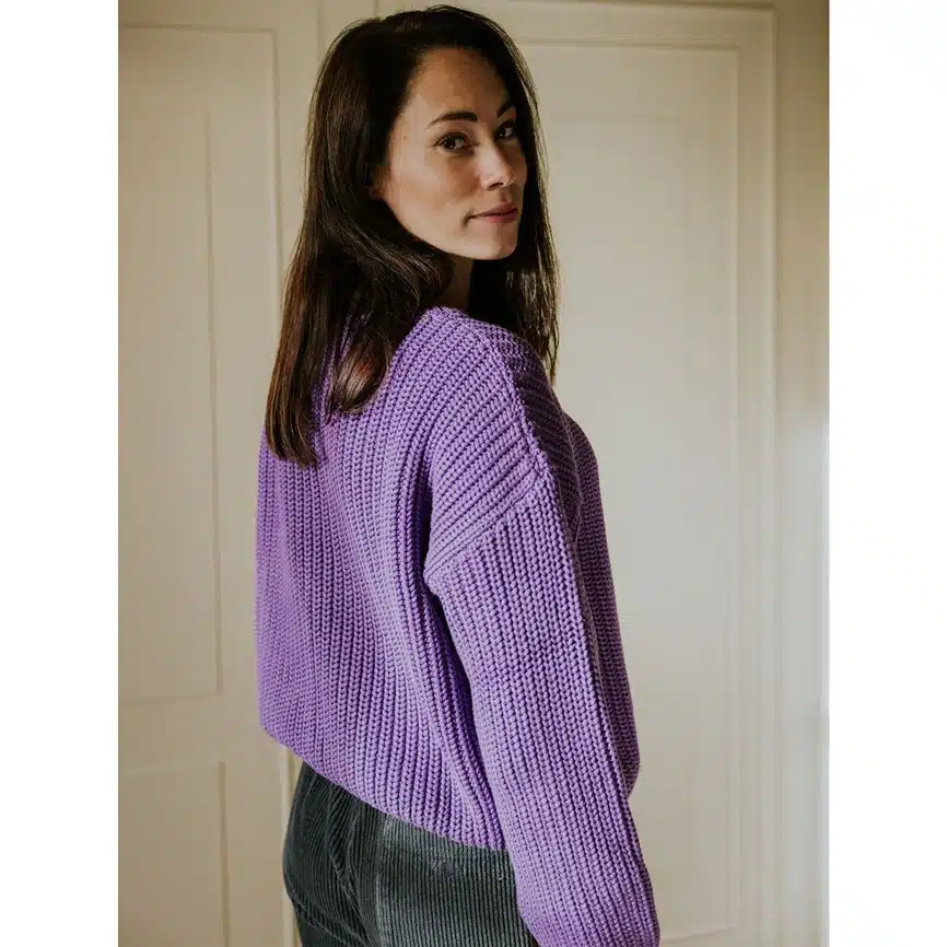 Pullover Women *Chunky Knitted*, Amethyst