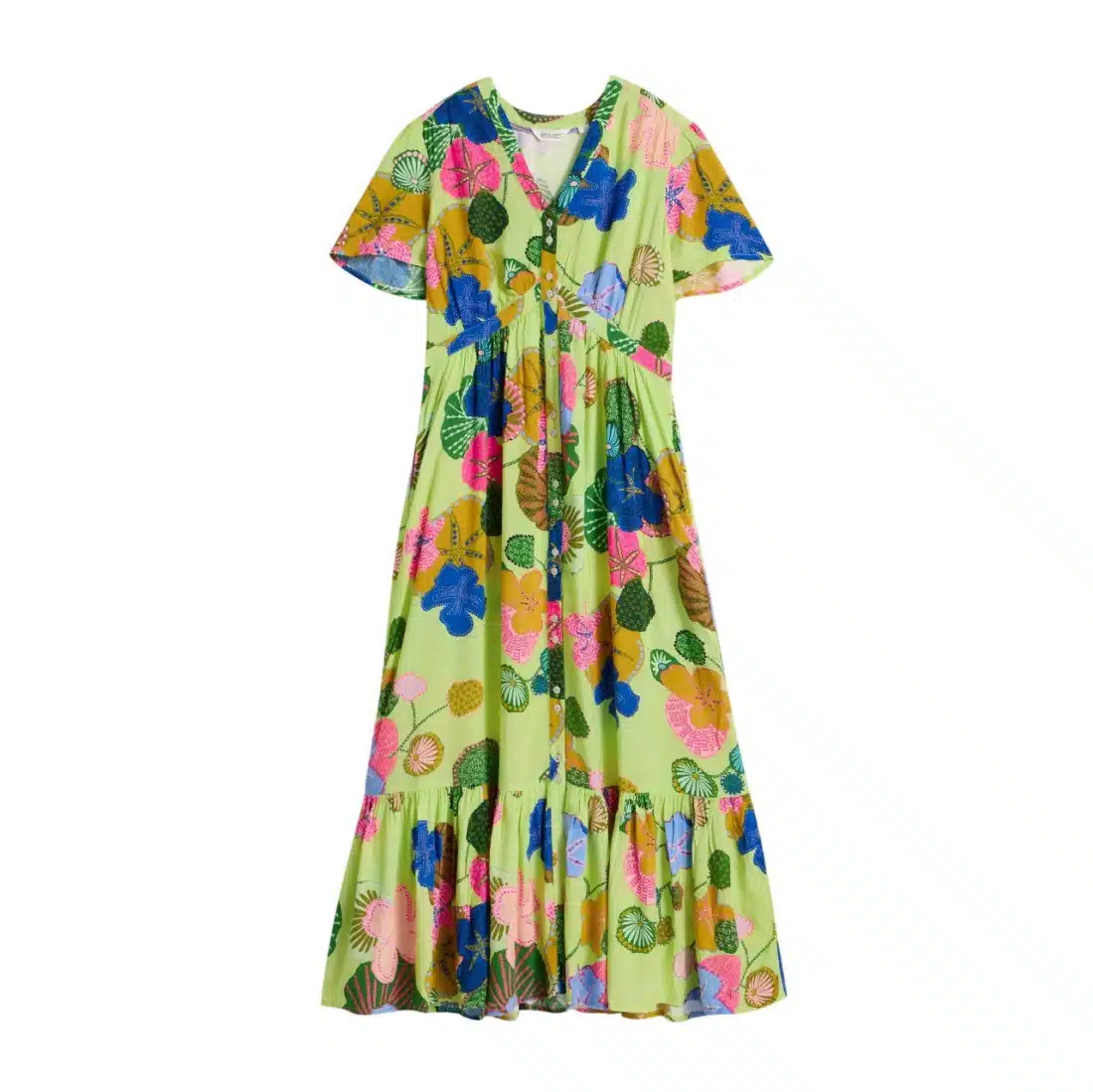 Kleid *Phoebe*, Grün Multi Print