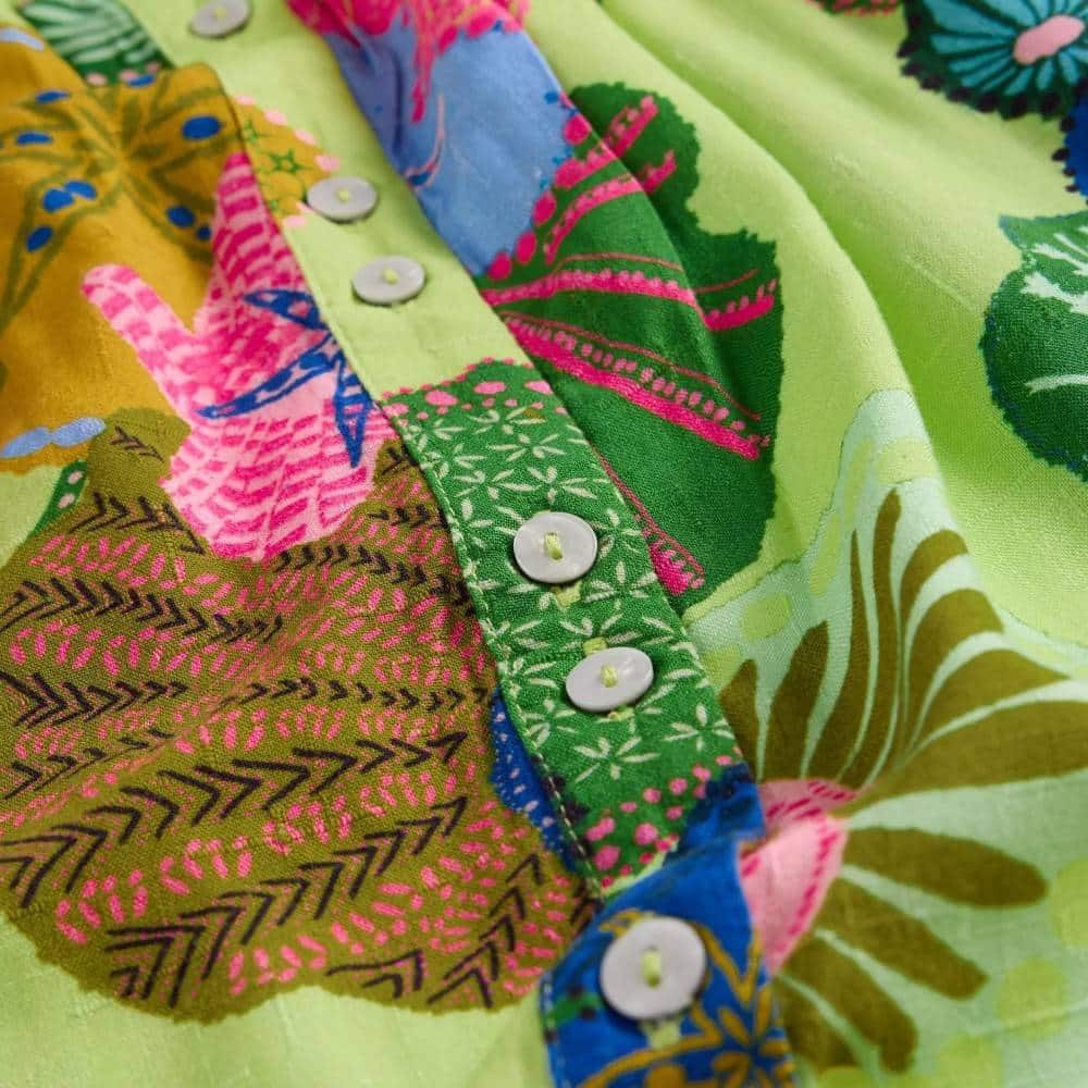 Kleid *Phoebe*, Grün Multi Print