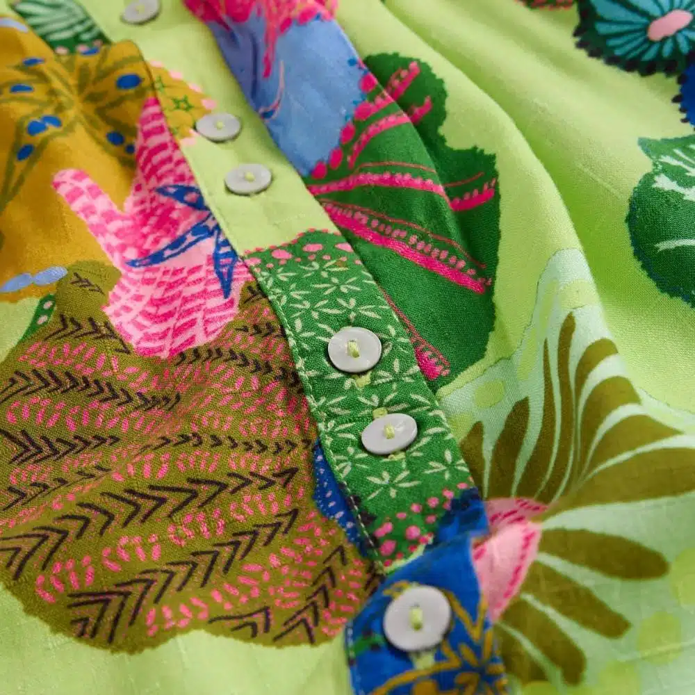 Kleid *Phoebe*, Grün Multi Print