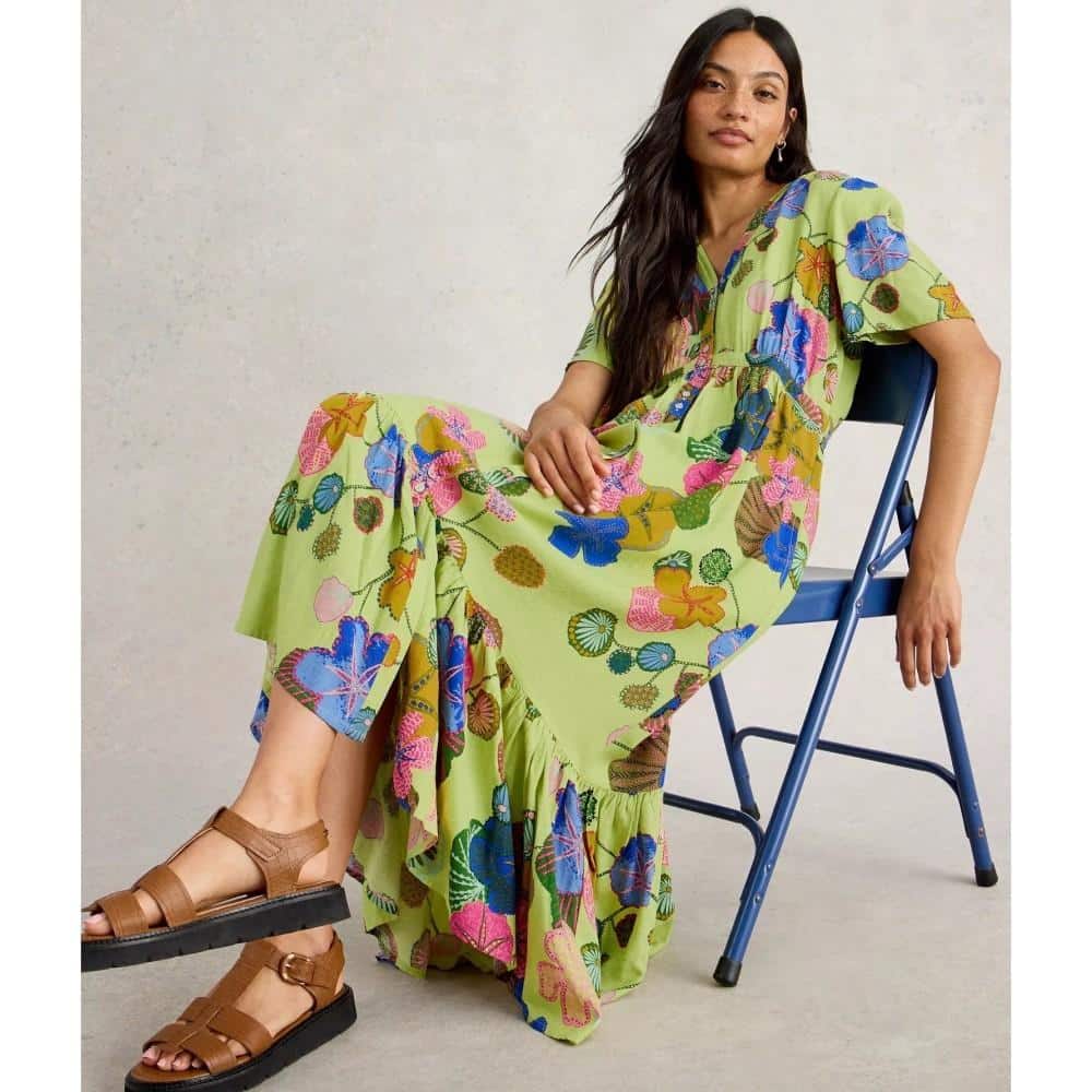 Kleid *Phoebe*, Grün Multi Print