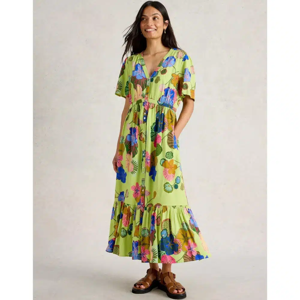Kleid *Phoebe*, Grün Multi Print