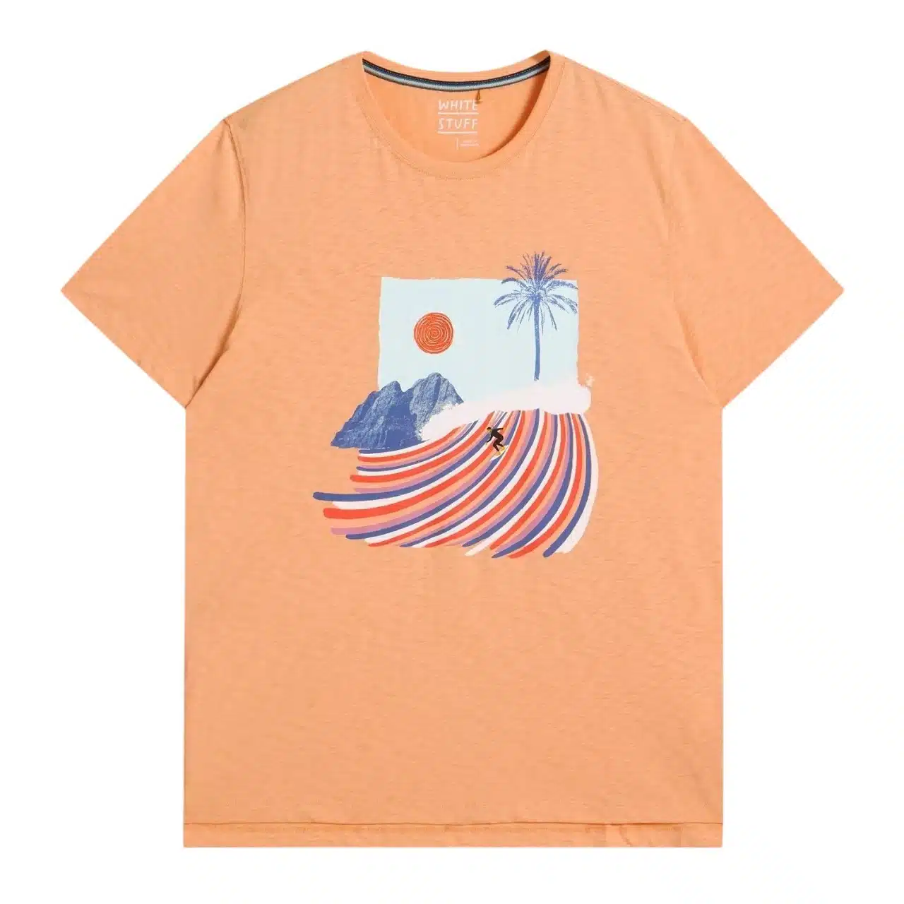 T-Shirt *Surf Up*, Pink Print