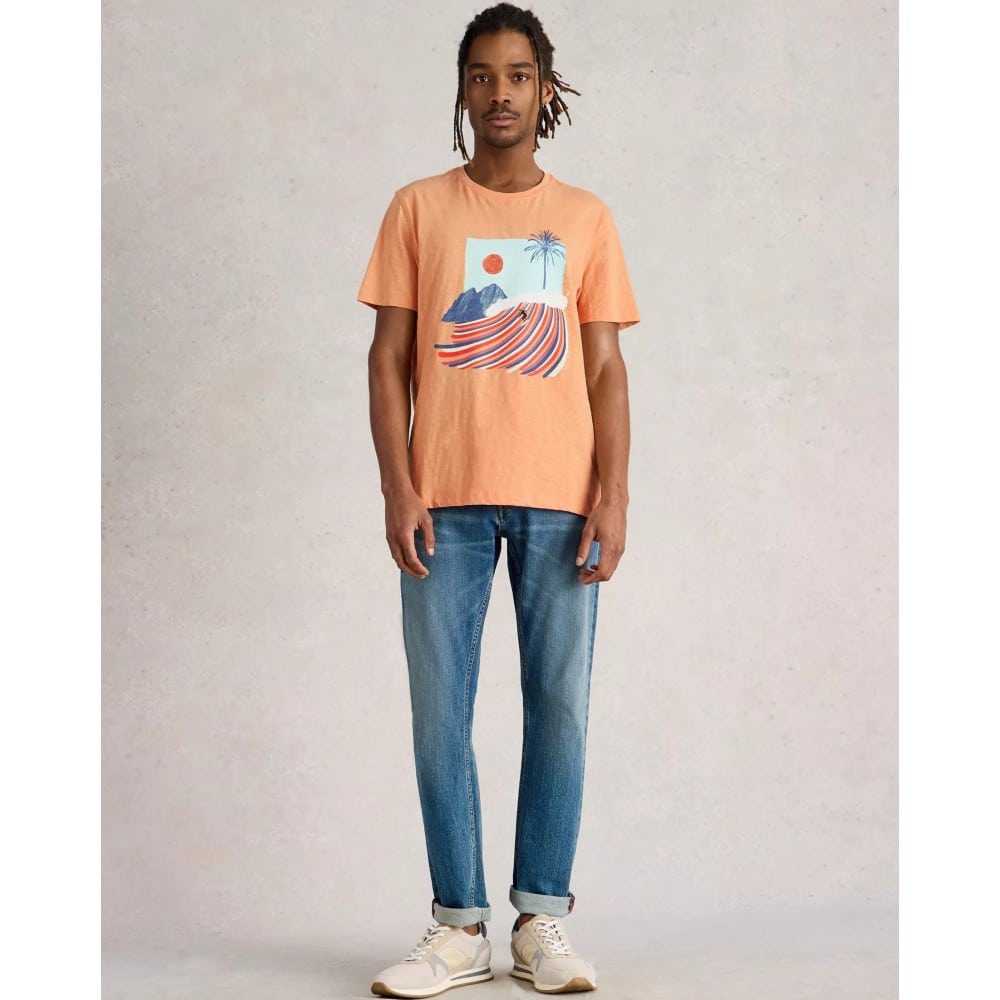 T-Shirt *Surf Up*, Pink Print