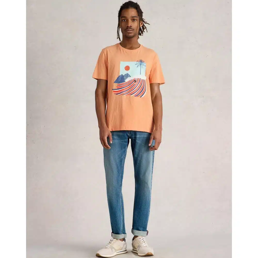 T-Shirt *Surf Up*, Pink Print