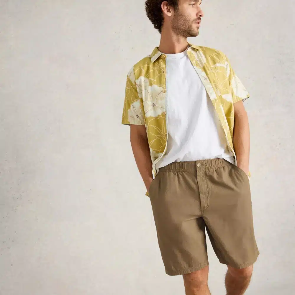 Shorts *Drawstring*, Dark Natural