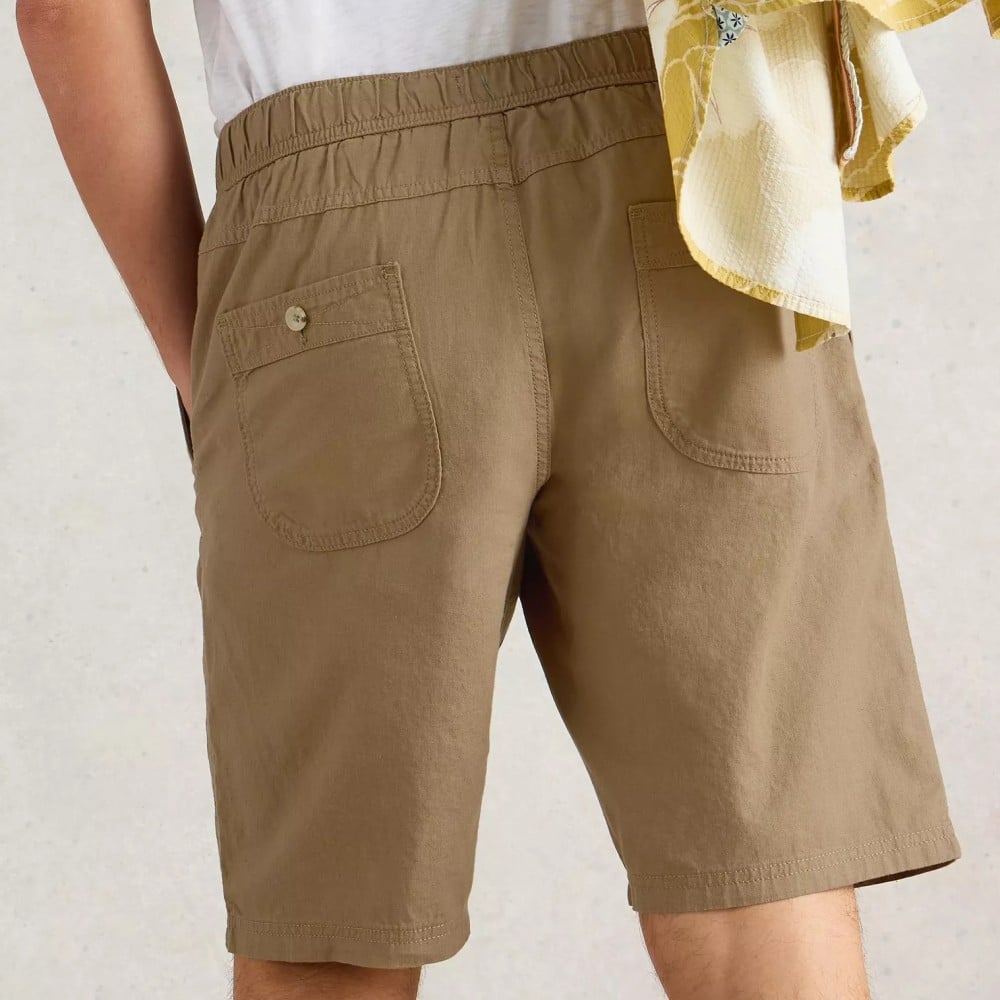 Shorts *Drawstring*, Dark Natural