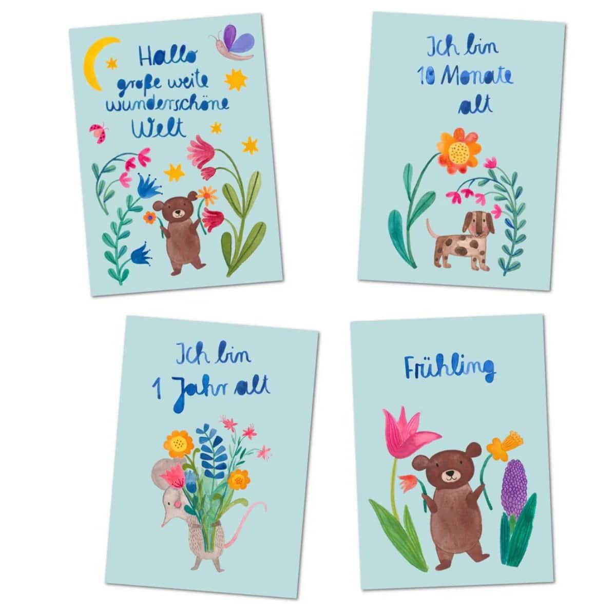 Baby Meilensteinkarten
