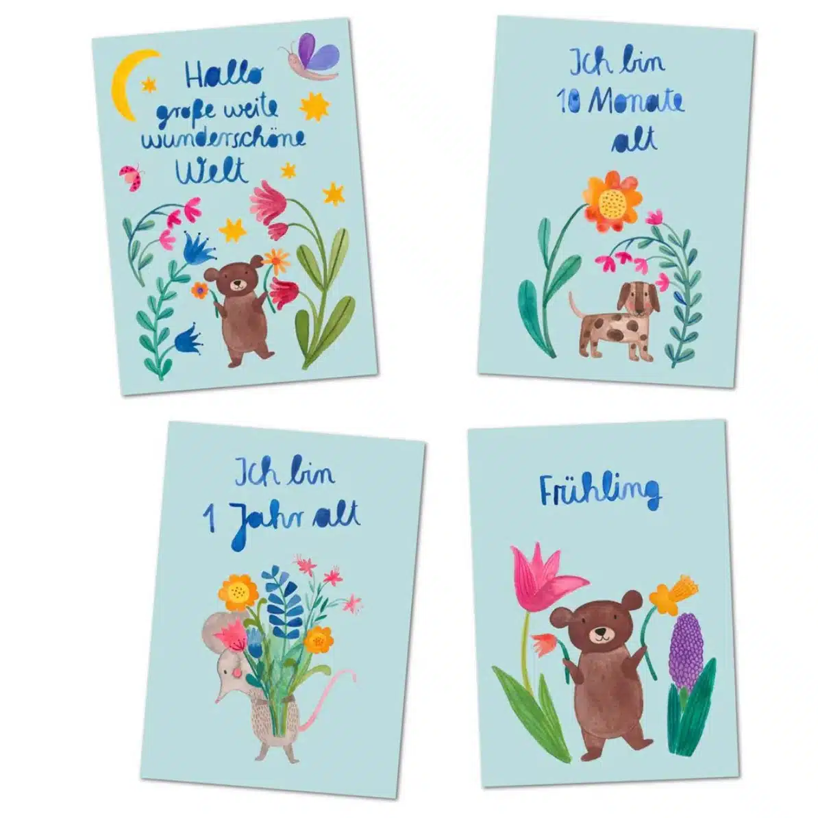 Baby Meilensteinkarten