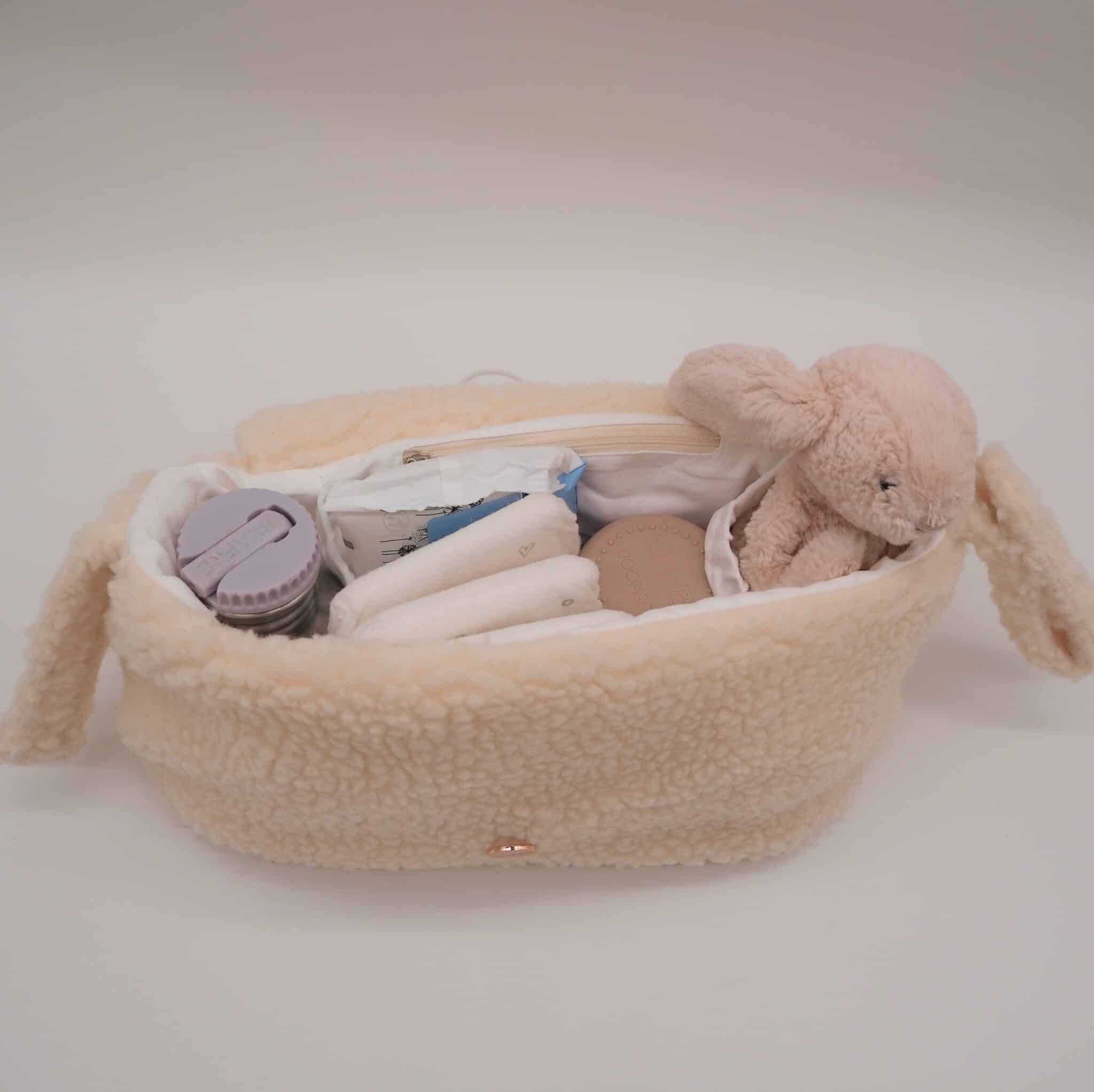 Buggy Bunny Kinderwagentasche, Teddy Beige