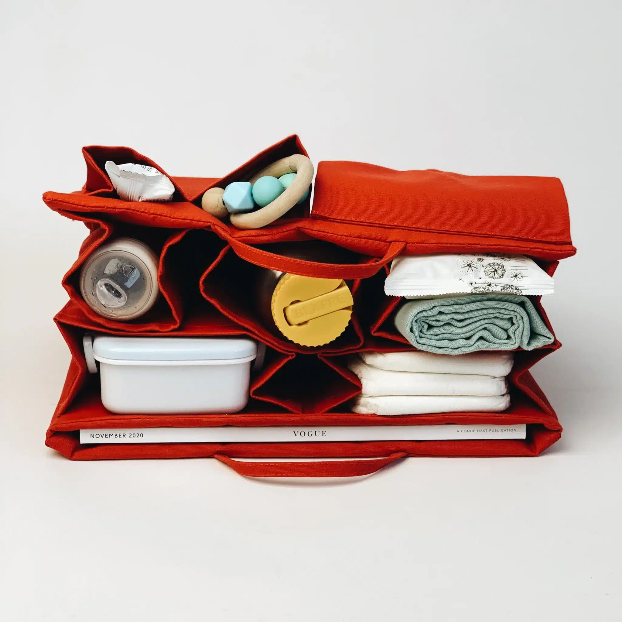Classic Wickeltasche, Red
