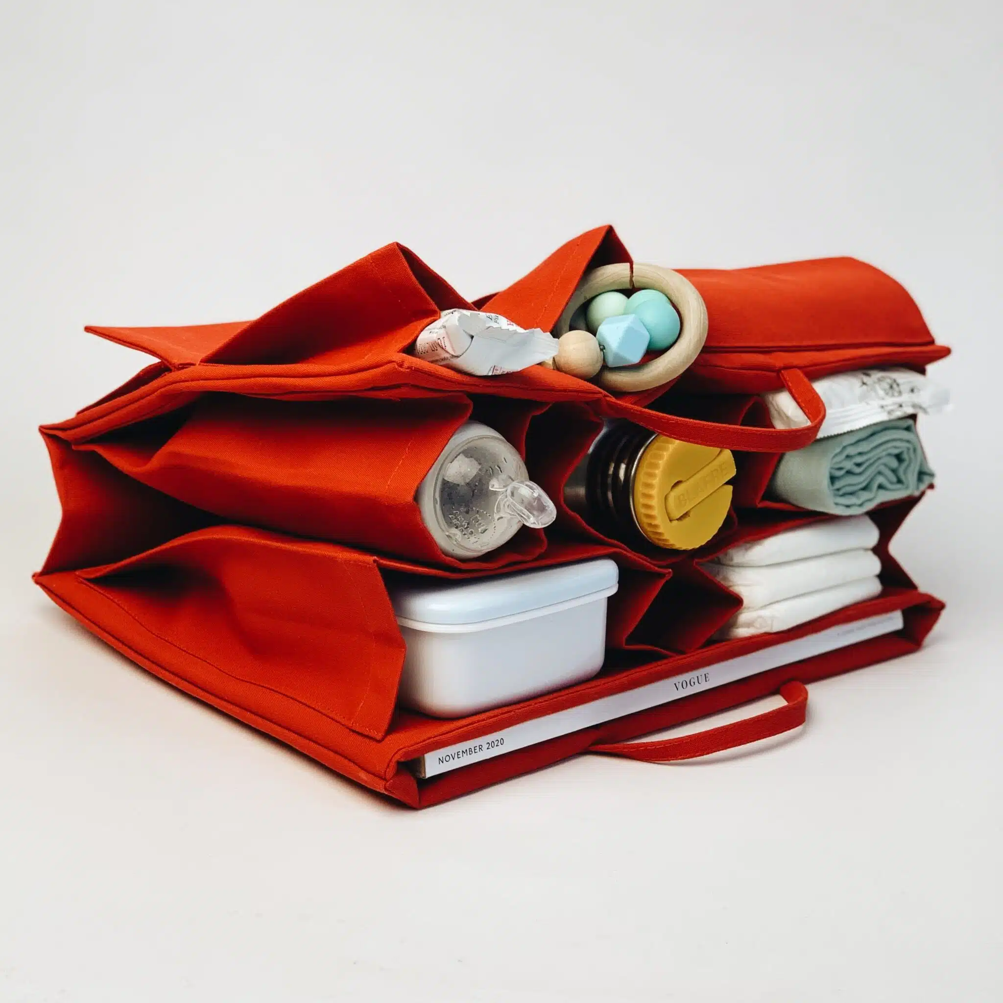 Classic Wickeltasche, Red