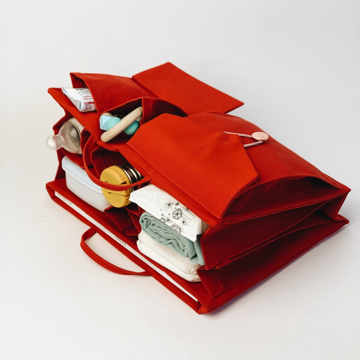 Classic Wickeltasche, Red