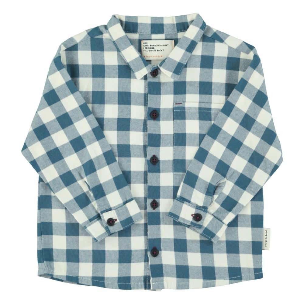 Hemd, Blue&White Checkered