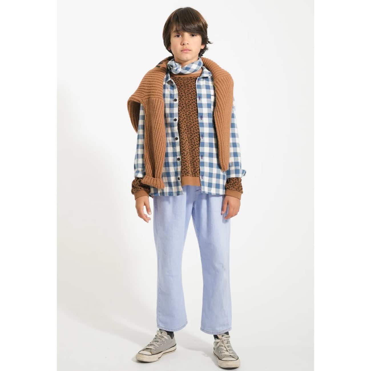 Hemd, Blue&White Checkered