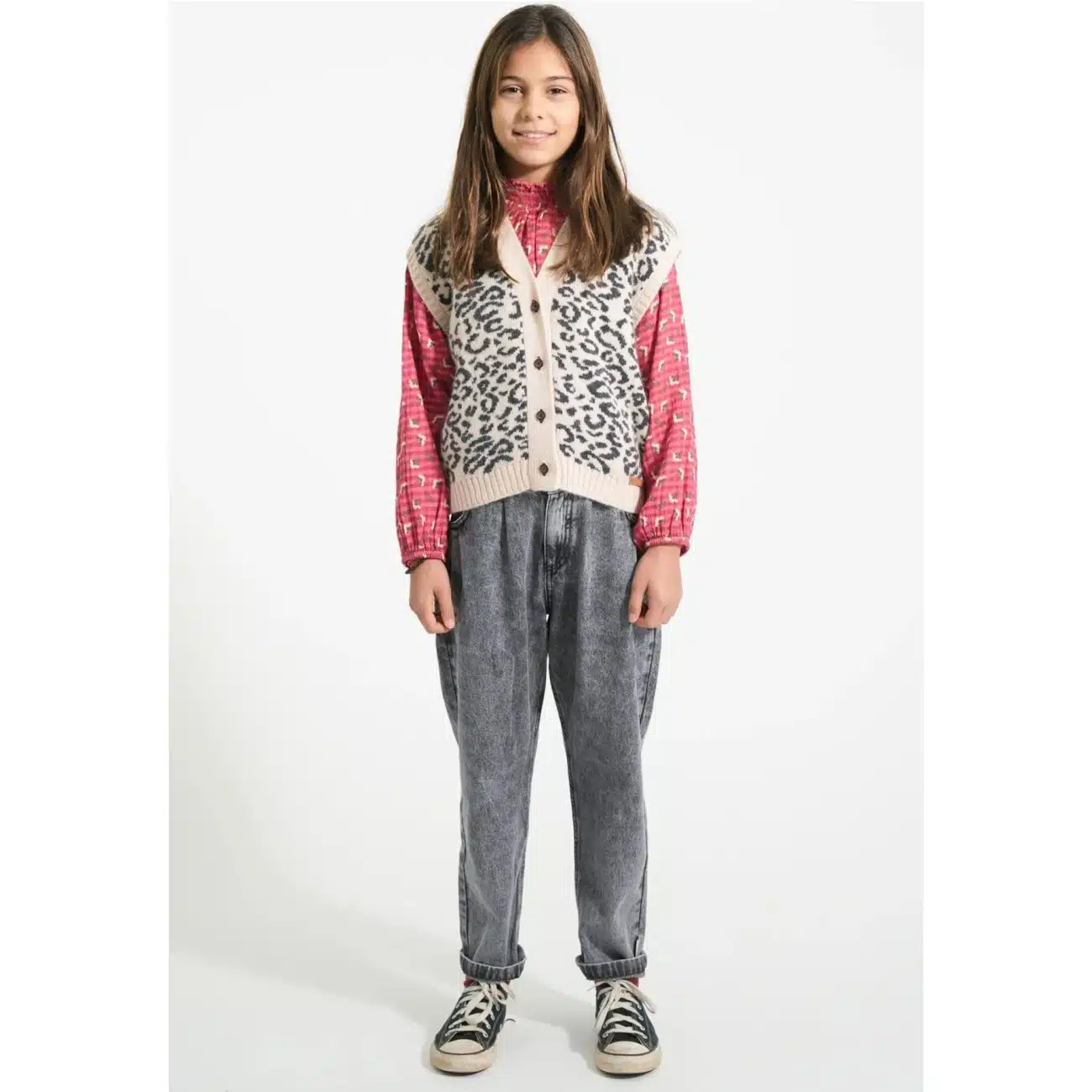 Mom fit Jeans, Washed Black