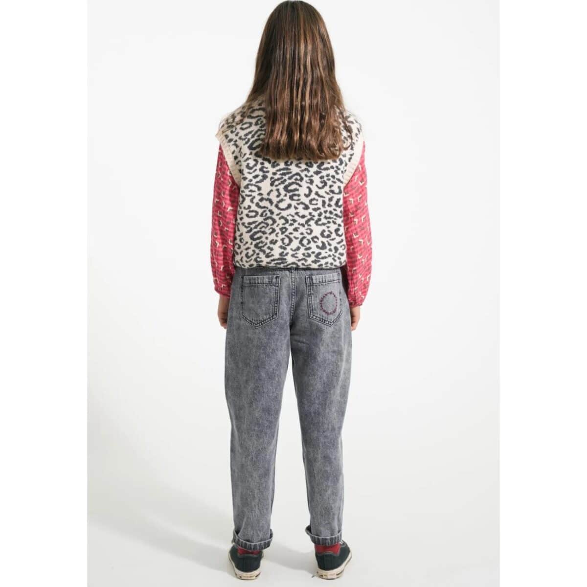 Mom fit Jeans, Washed Black
