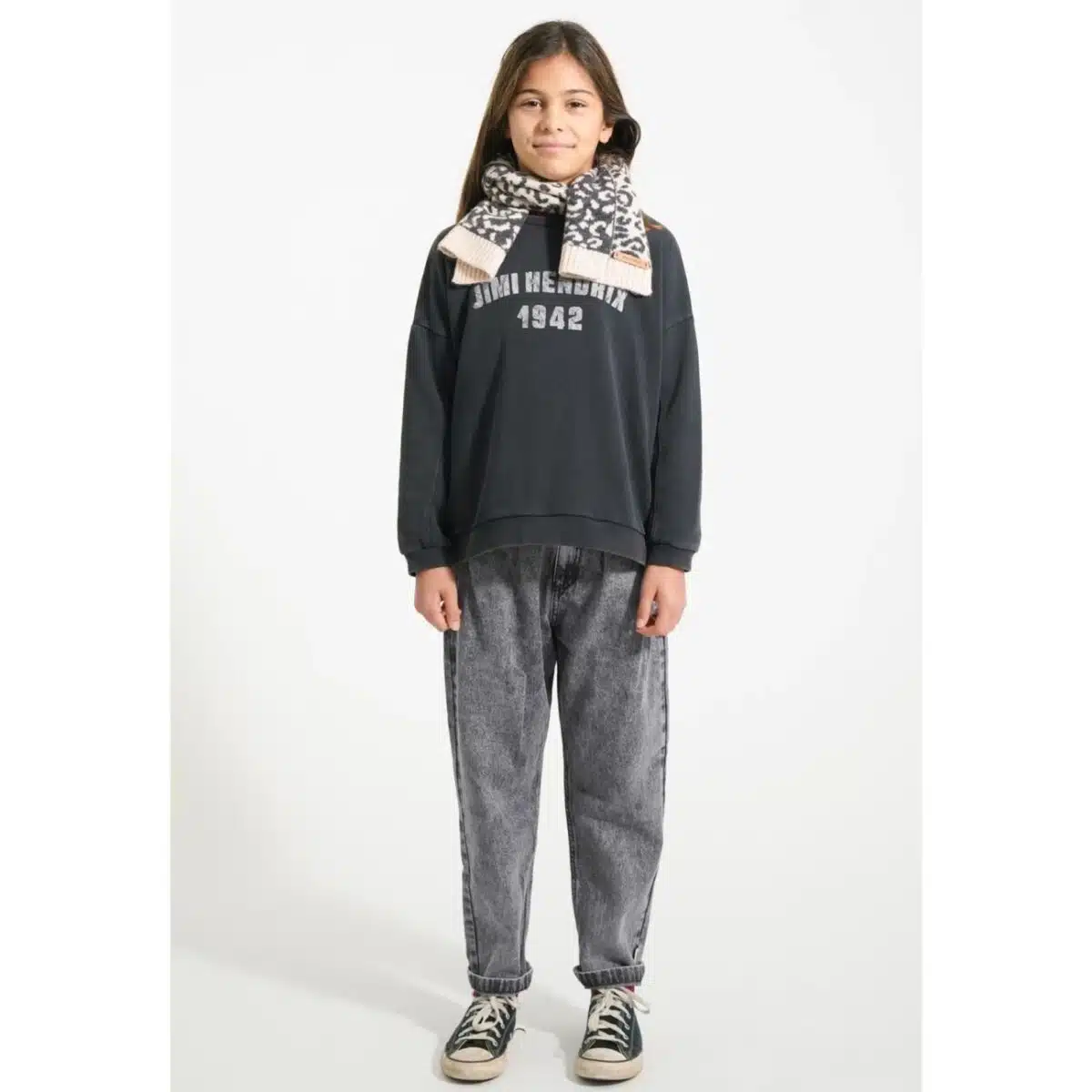 Mom fit Jeans, Washed Black