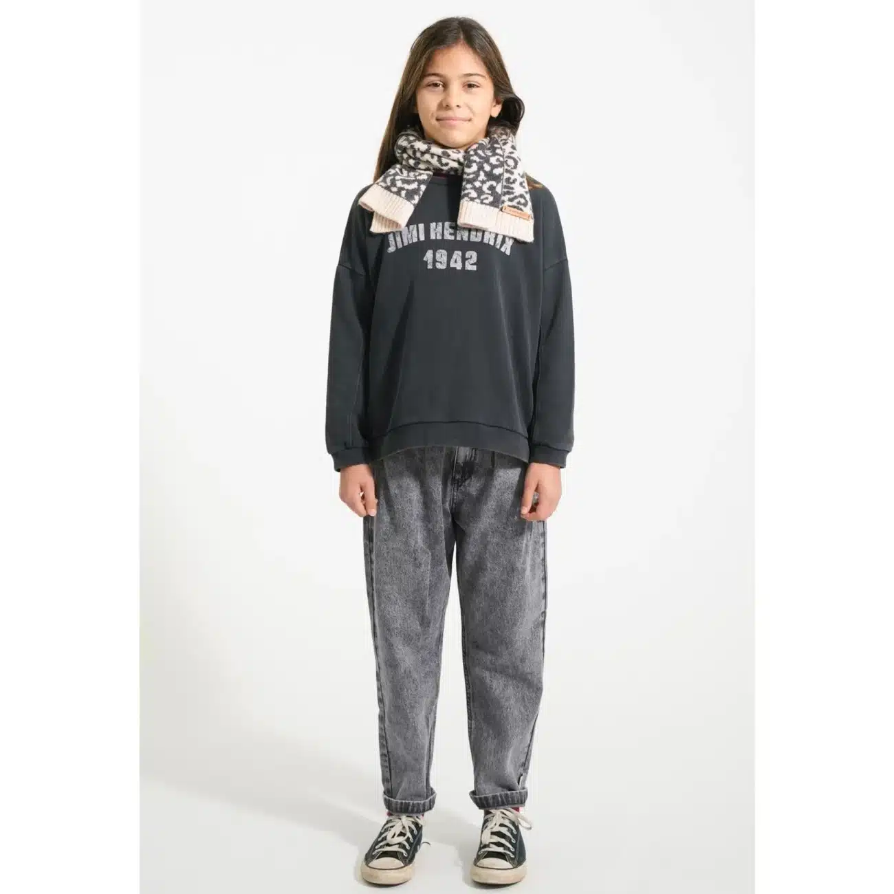Mom fit Jeans, Washed Black