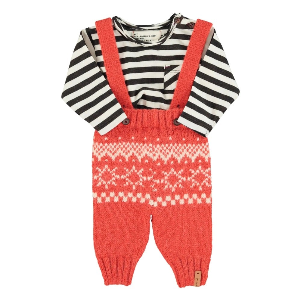 Jaquard Hose Baby, Red