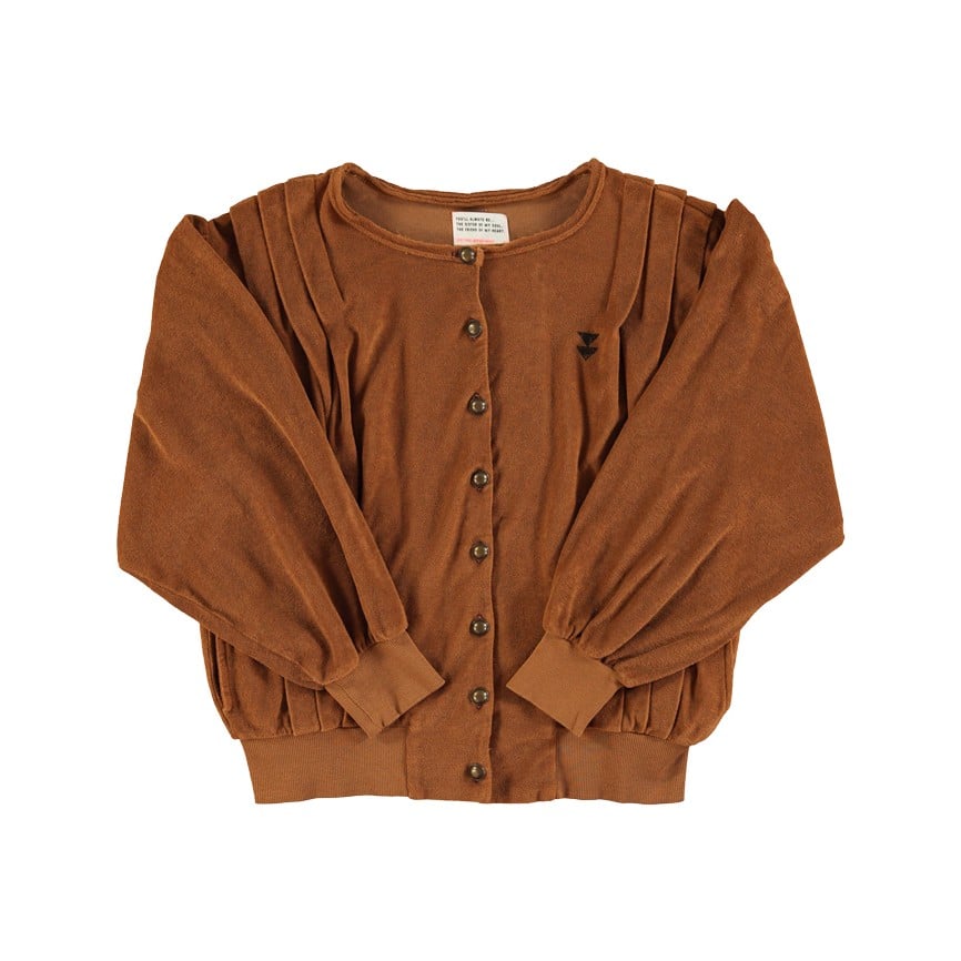 Sweatjacke, Faded Brown