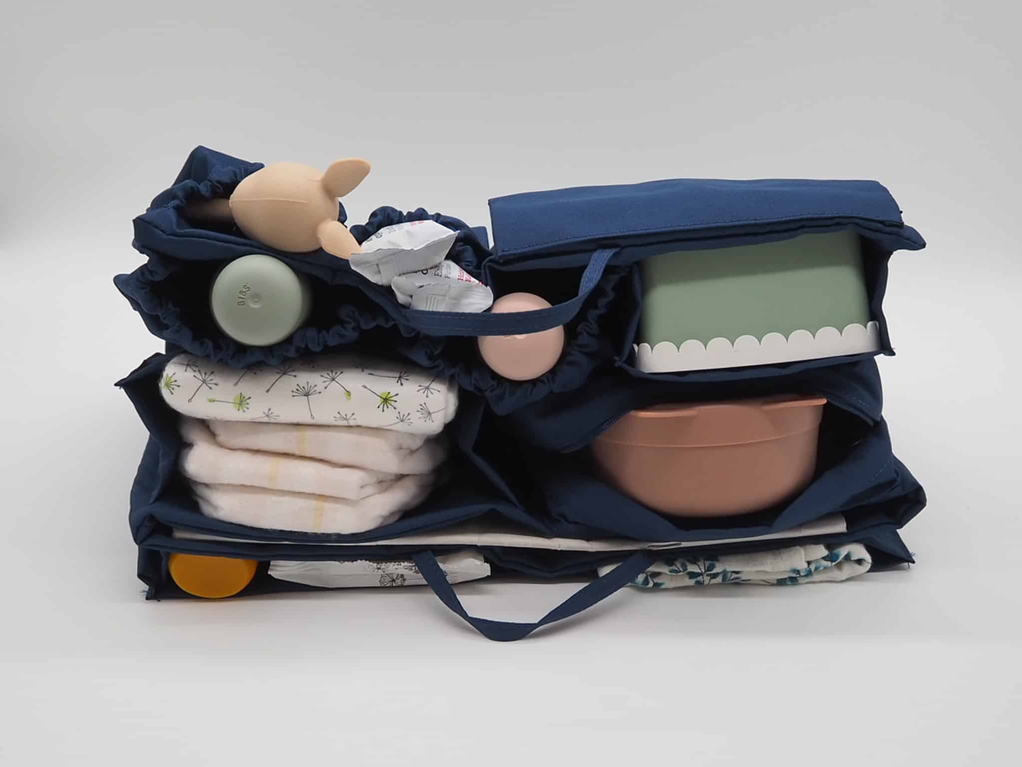 Granda Wickeltasche, Blue