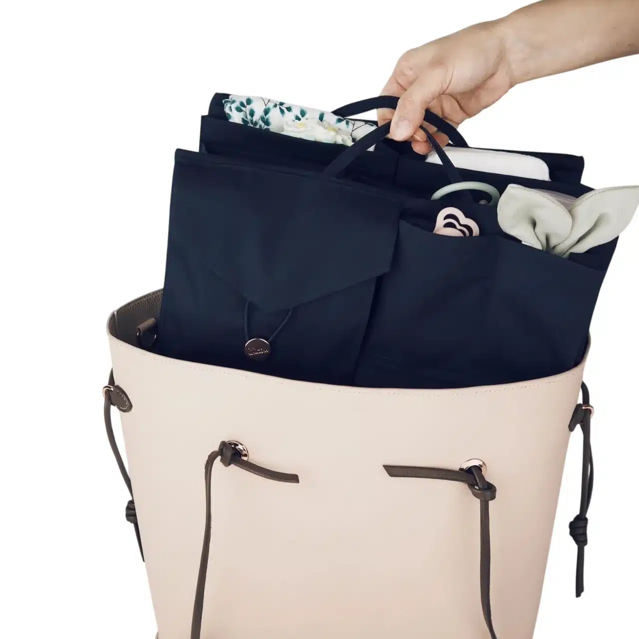 Classic Wickeltasche M, Navy
