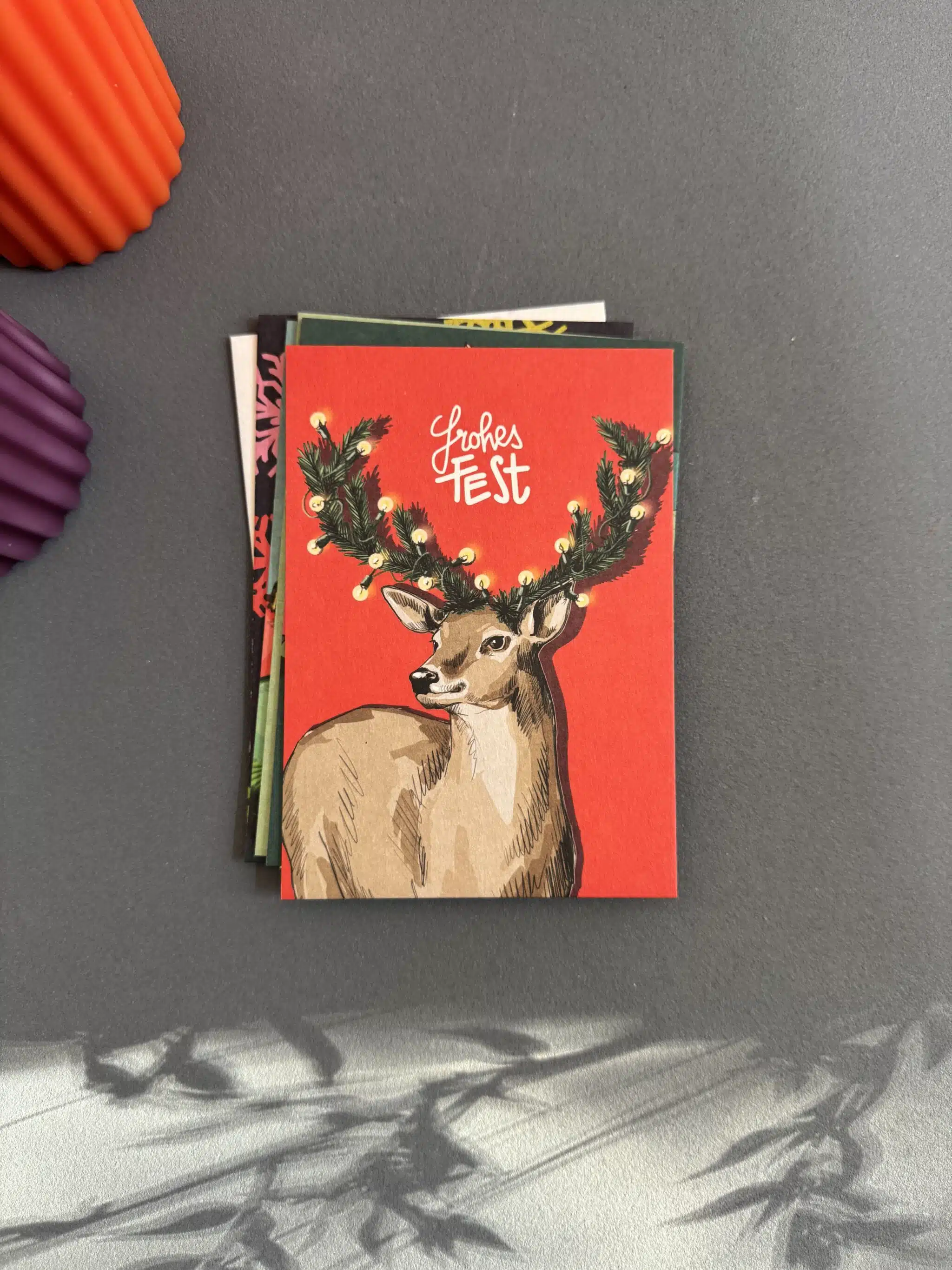 Weihnachtskarte Hase "Potti" von illi