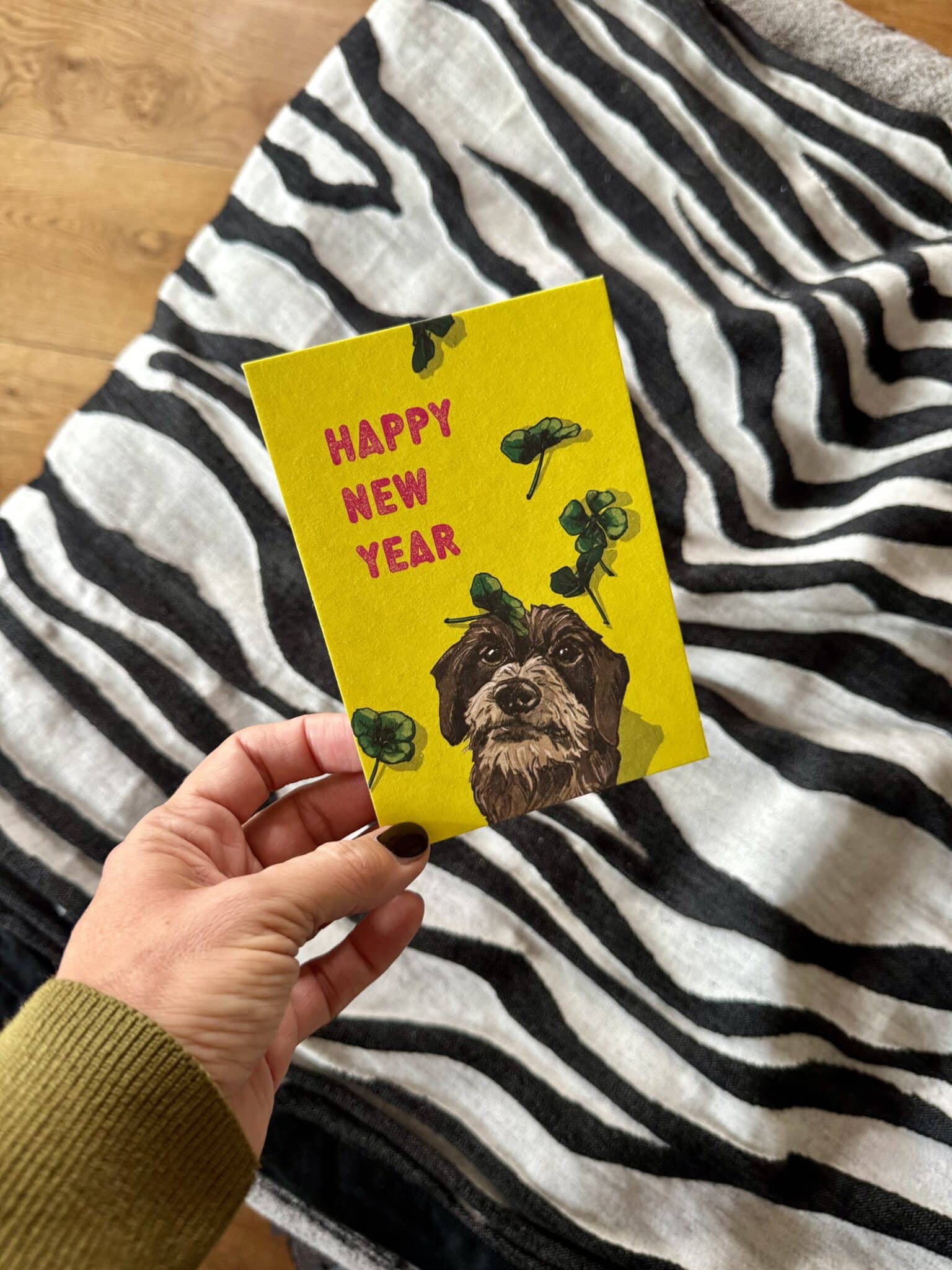 Weihnachtskarte Hase "Potti" von illi