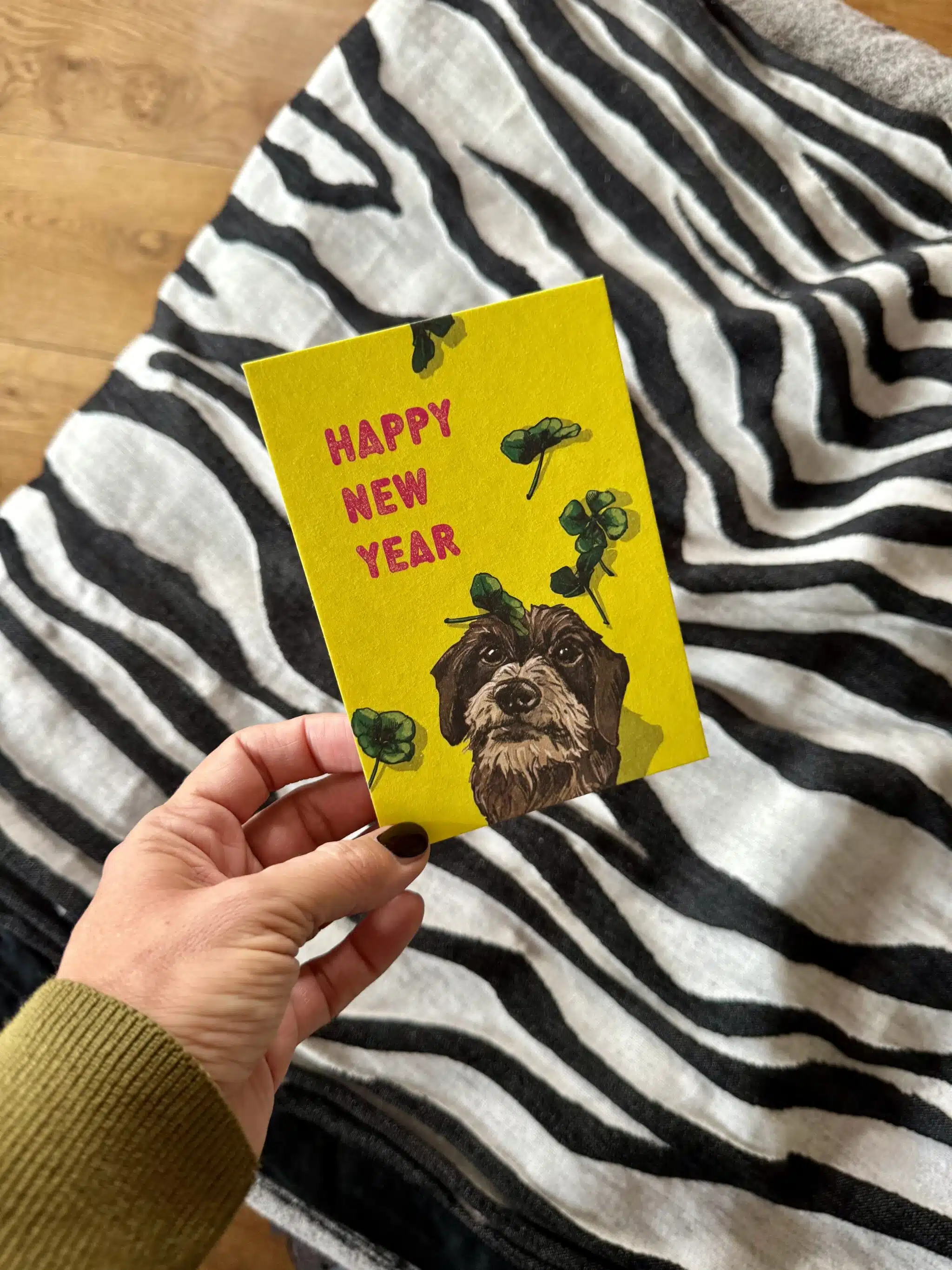 Weihnachtskarte Hase "Potti" von illi