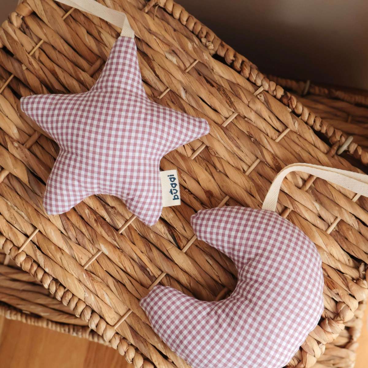 Babyspielzeug Mond & Stern, Lila