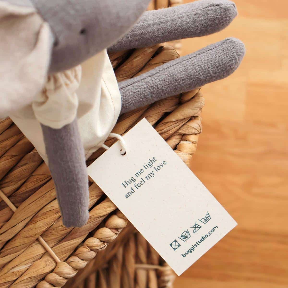 Maus im Kleid *Matilda*, Leinen