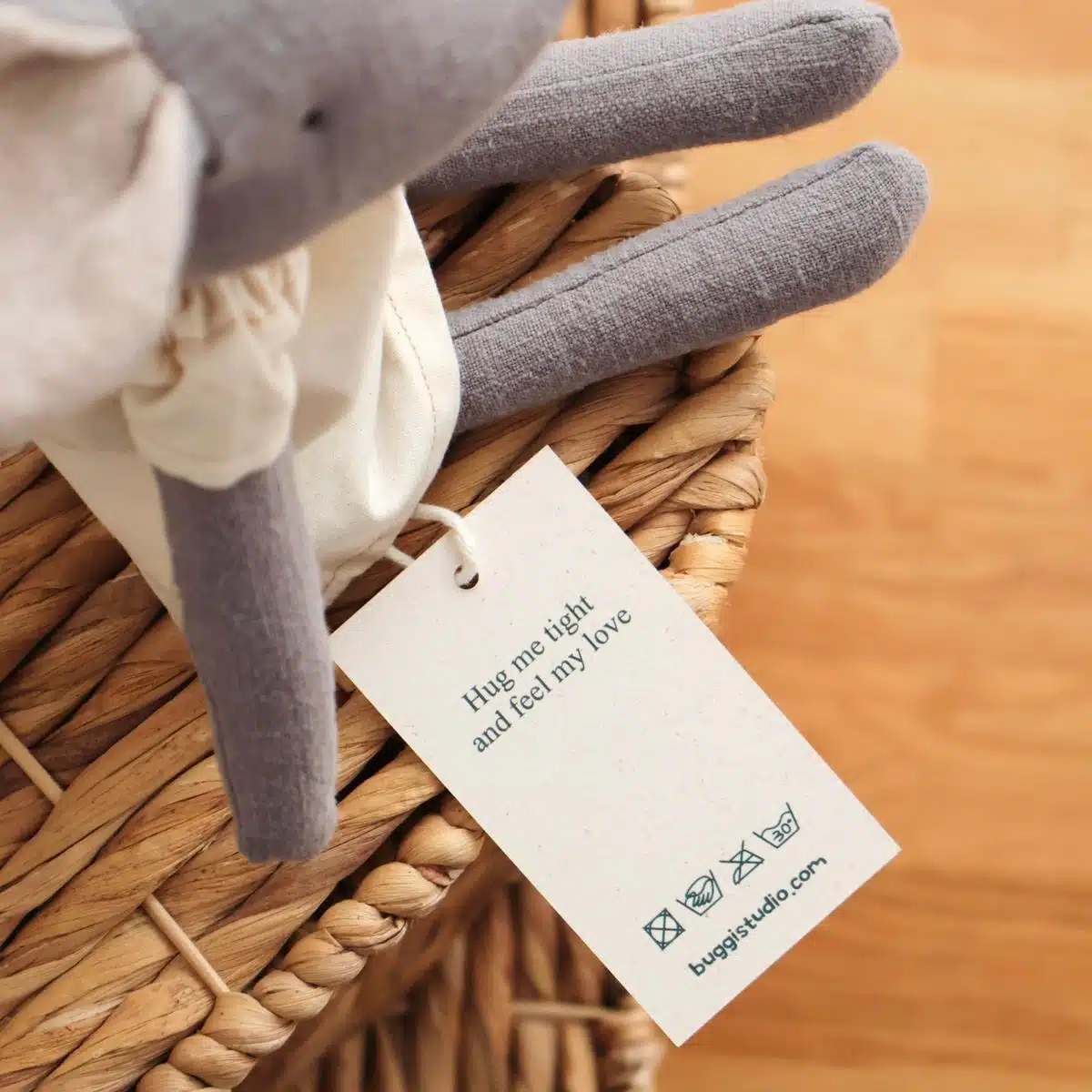 Maus im Kleid *Matilda*, Leinen