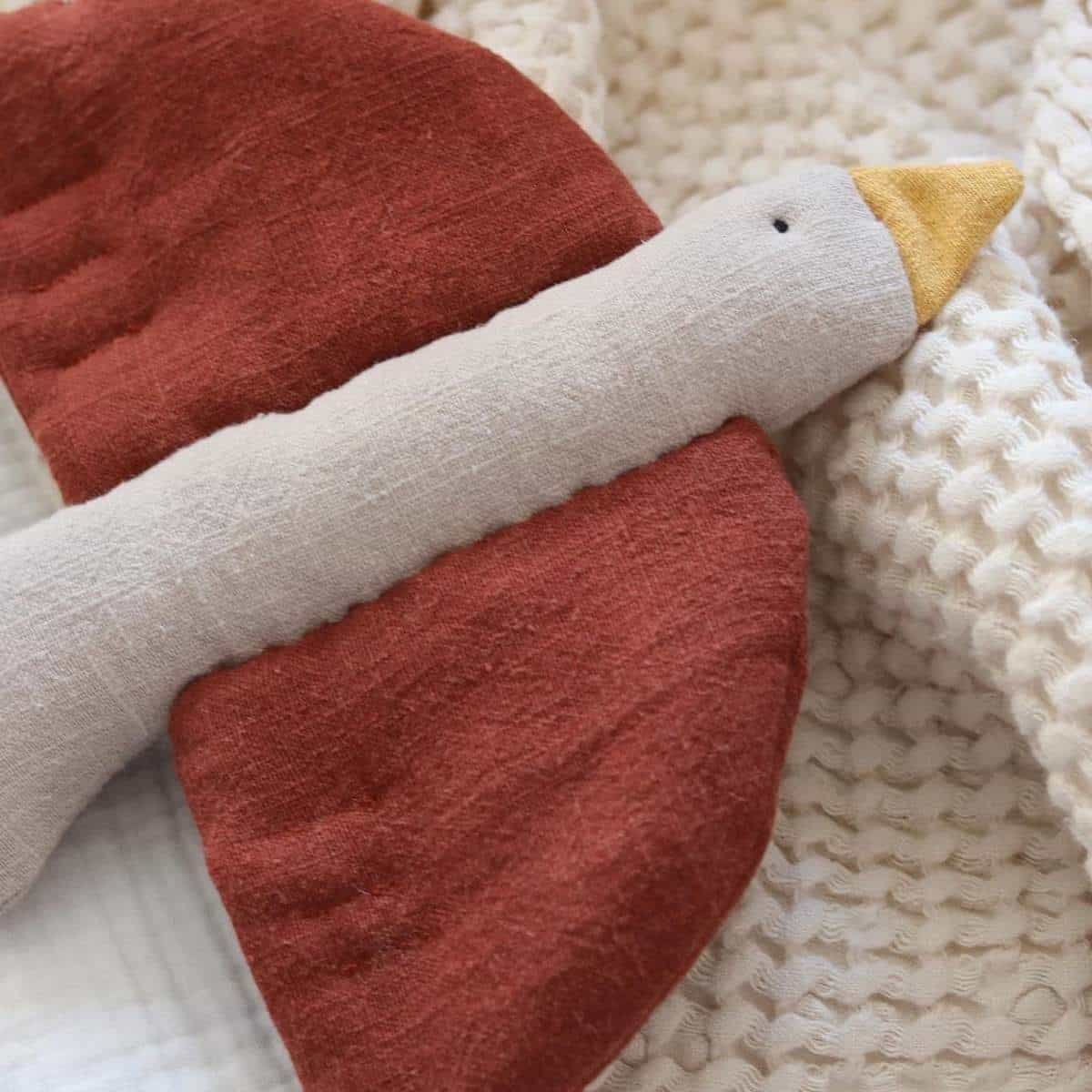 Vogel Wanddekoration, Terrakotta & Beige