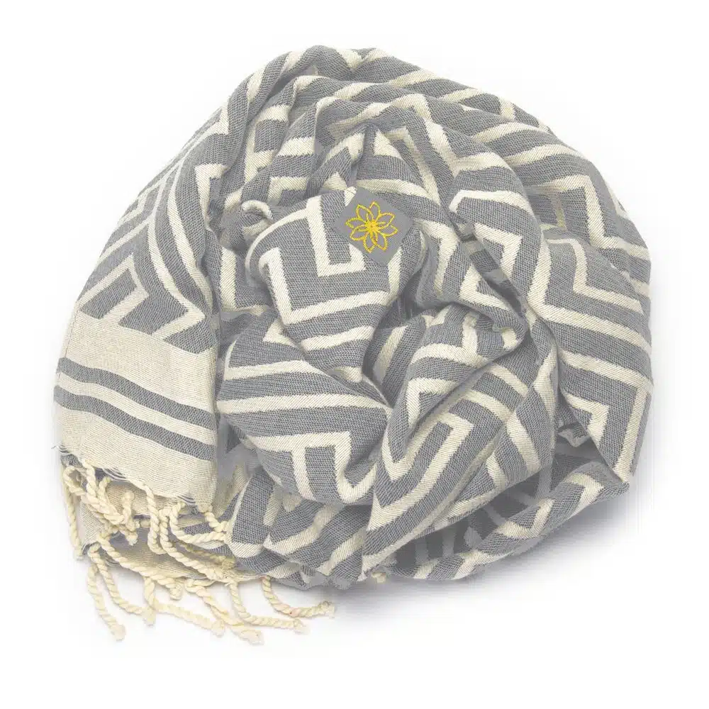 Tuch *Fouta* Hamamtuch Labyrinth, Rocky Beach 200x100cm