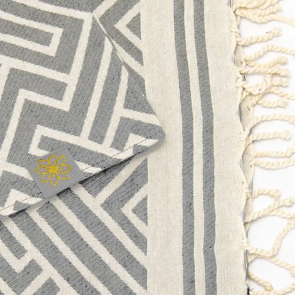 Tuch *Fouta* Hamamtuch Labyrinth, Rocky Beach 200x100cm
