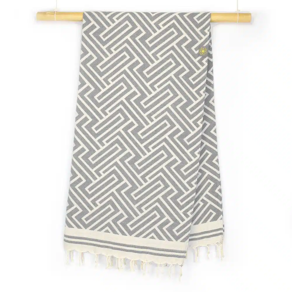 Tuch *Fouta* Hamamtuch Labyrinth, Rocky Beach 200x100cm