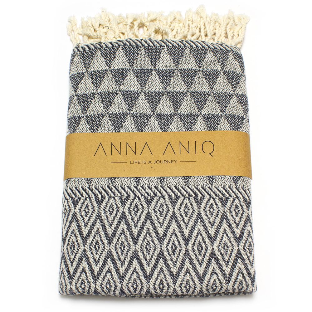Tuch *Fouta* Hamamtuch Diamant, Midnight Sky 200x100cm