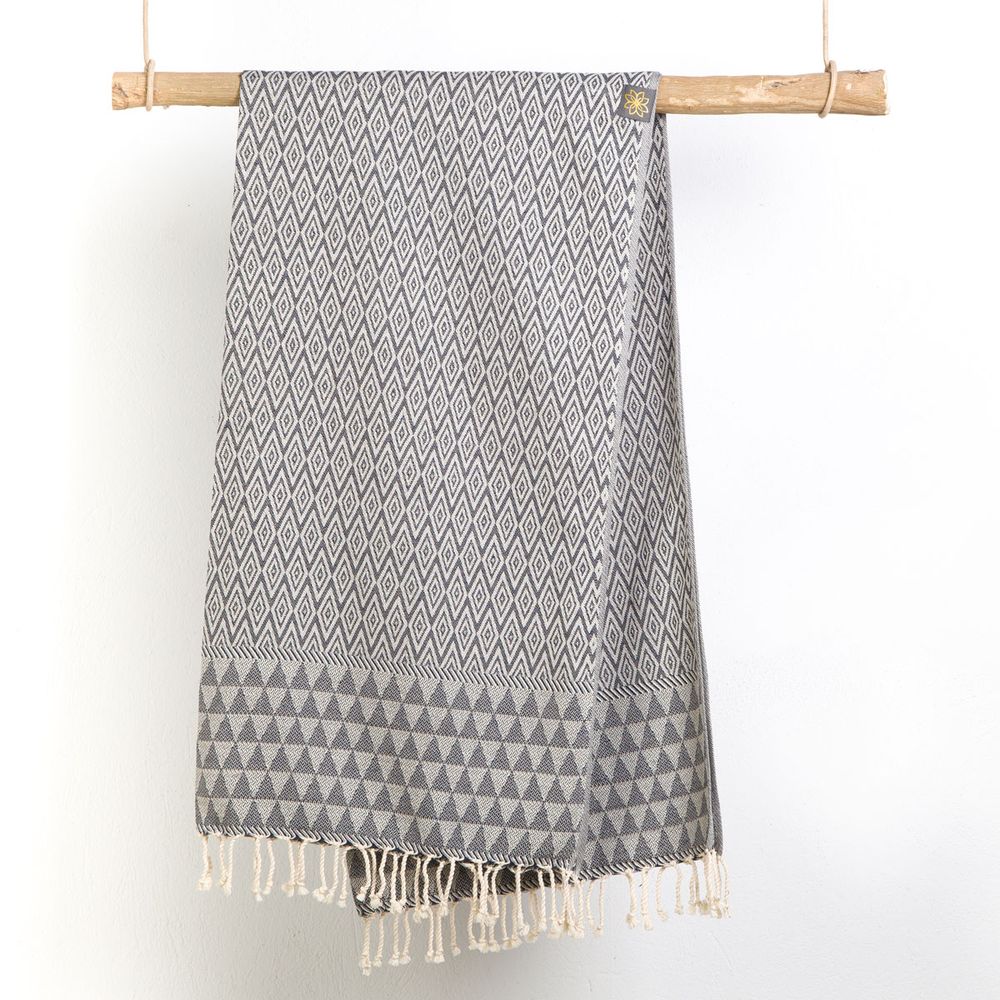 Tuch *Fouta* Hamamtuch Diamant, Midnight Sky 200x100cm