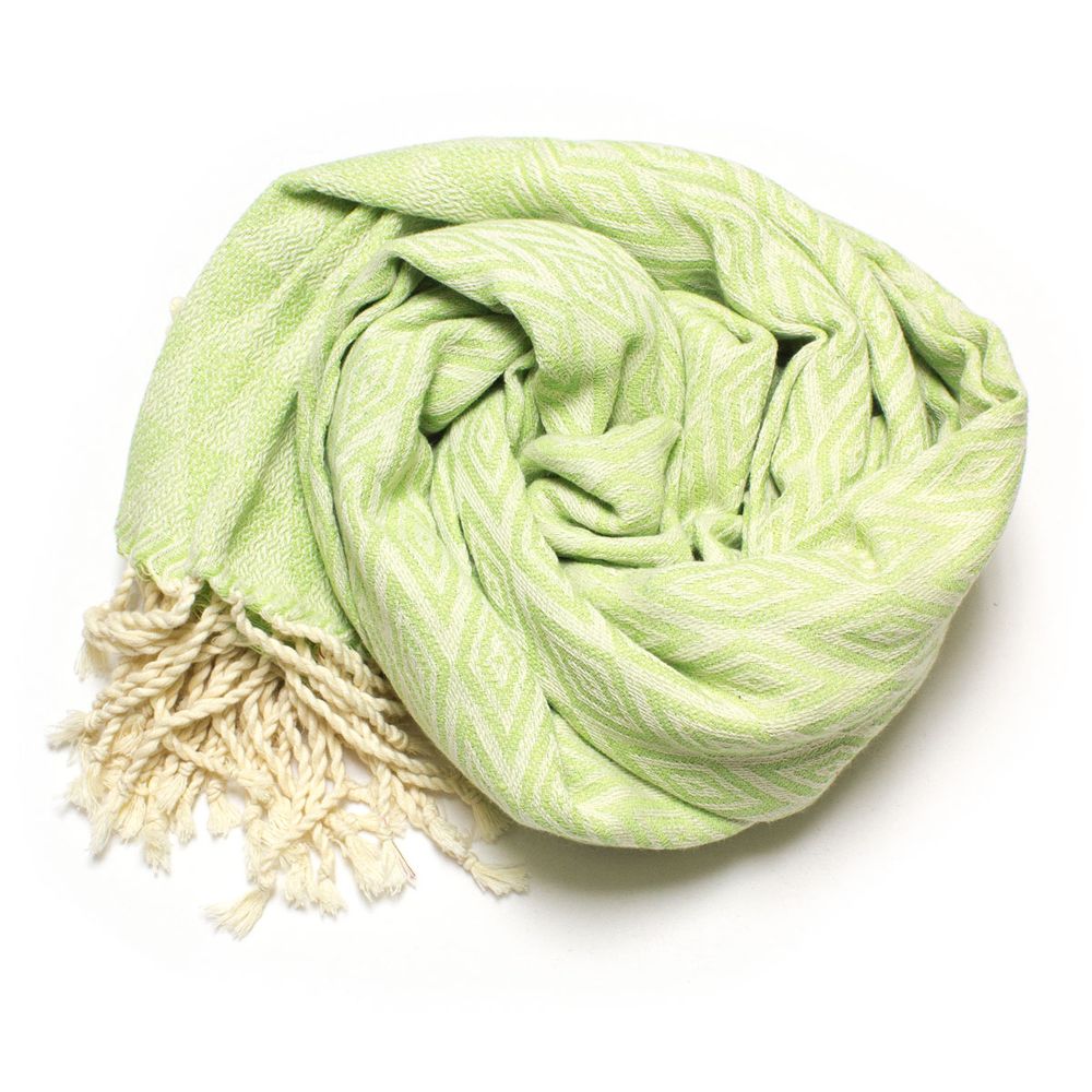 Tuch *Fouta* Hamamtuch Diamant, Pistachio Tree 200x100cm