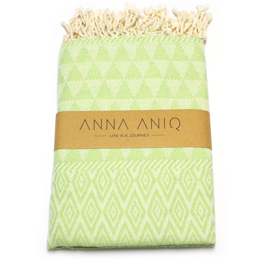 Tuch *Fouta* Hamamtuch Diamant, Pistachio Tree 200x100cm