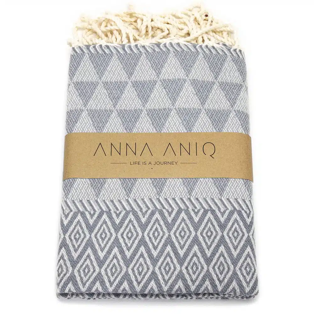 Tuch *Fouta* Hamamtuch Diamant, Rocky Beach 200x100cm