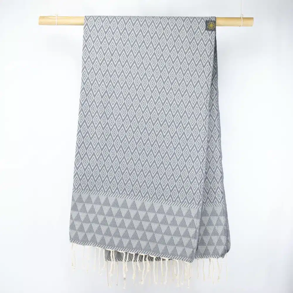 Tuch *Fouta* Hamamtuch Diamant, Rocky Beach 200x100cm